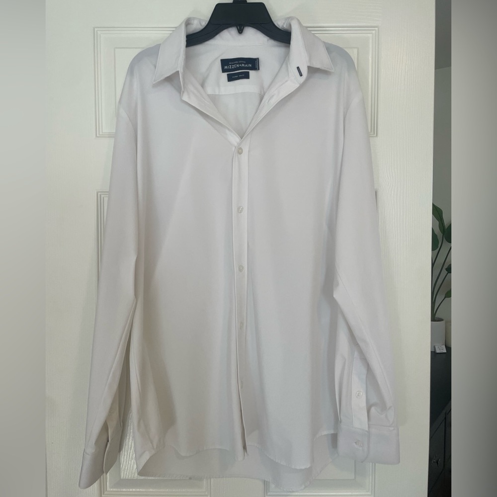 MIZZEN AND MAIN XL Trim Fit Leeward Dress Shirt